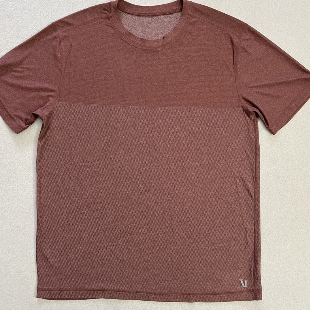 Vuori Grandview Tech Tee, Heather Red, XXL